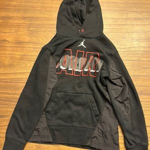 Black Jordan boys hoodie. Size Large (12-13 yrs)